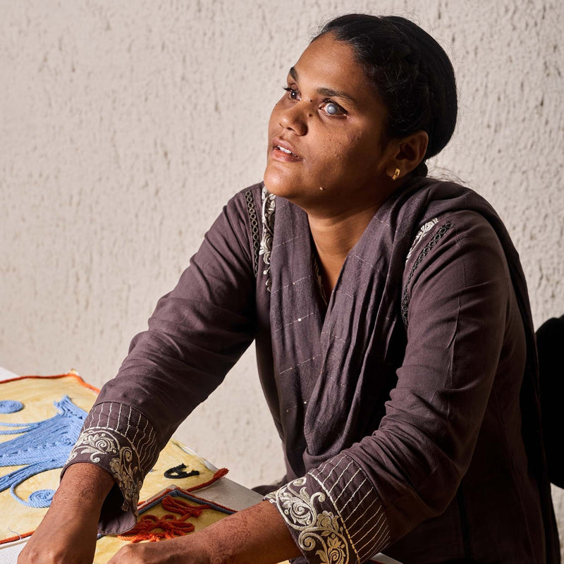 Asma Shaikh at The Blind Academy