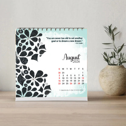 Support a Blind Artist & Get a Desktop Calendar 2026 Free