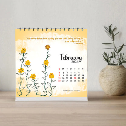 Support a Blind Artist & Get a Desktop Calendar 2026 Free