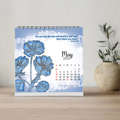 Support a Blind Artist & Get a Desktop Calendar 2026 Free