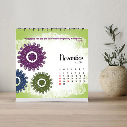 Support a Blind Artist & Get a Desktop Calendar 2026 Free