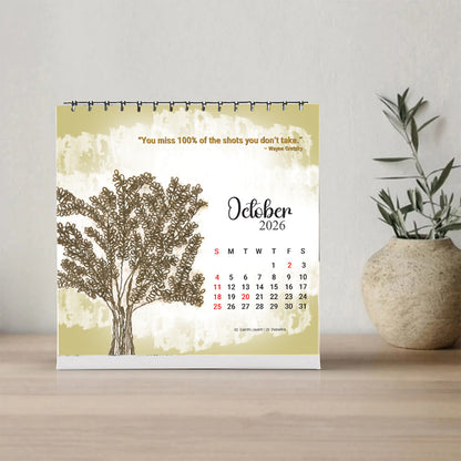 Support a Blind Artist & Get a Desktop Calendar 2026 Free