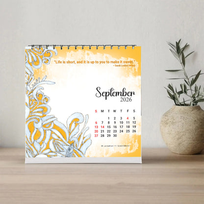 Support a Blind Artist & Get a Desktop Calendar 2026 Free